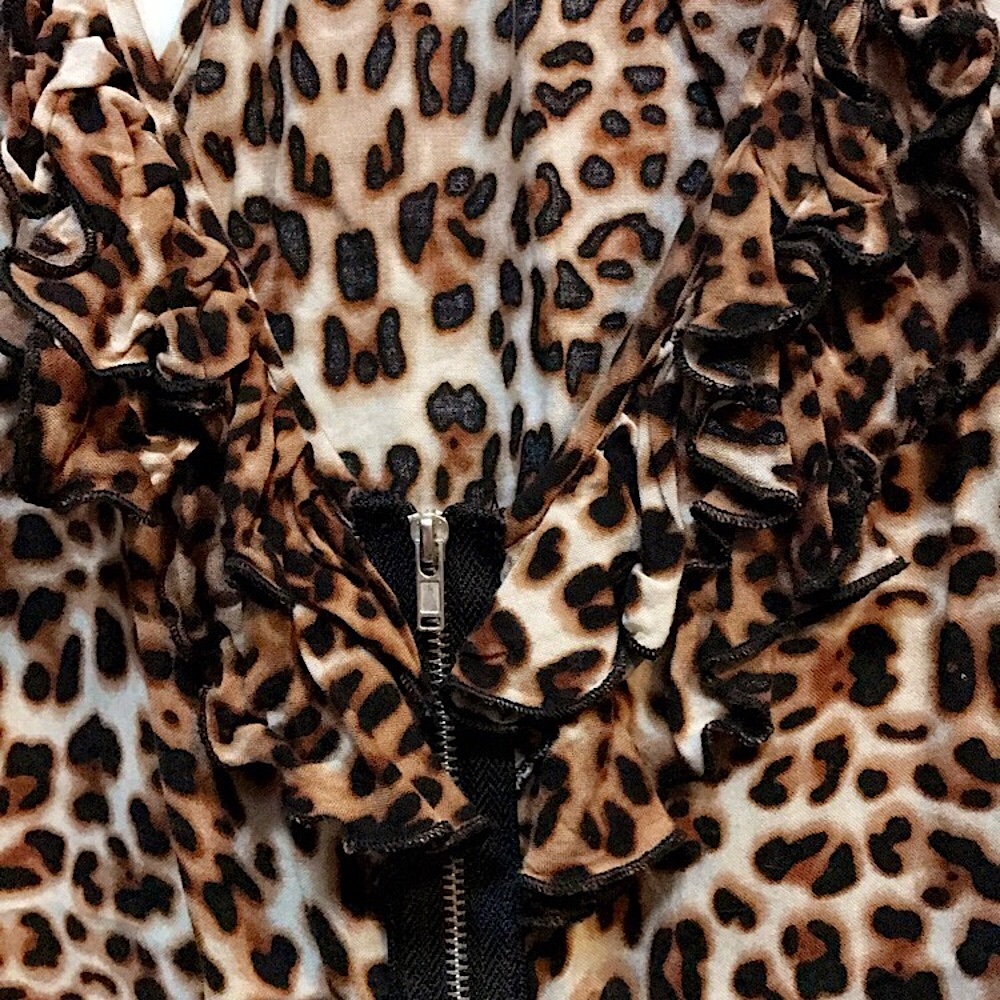 Leopard Print Adjustable Racerback Spaghetti Stra… - image 3